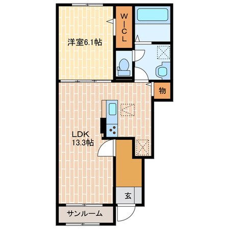 セントラルリバーRの物件間取画像